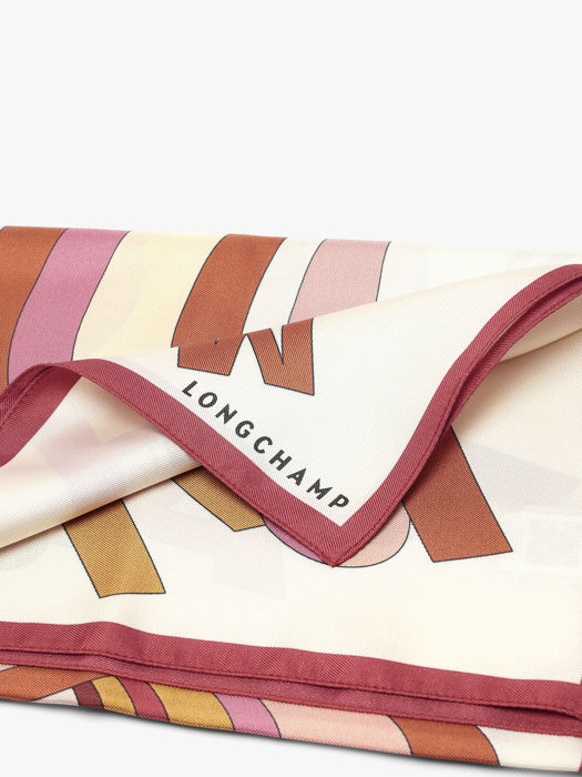 Longchamp Soie gots Etole Rose
