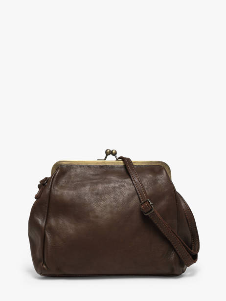 Sac Bandoulière Heritage Cuir Biba Marron heritage KAB21L vue secondaire 3