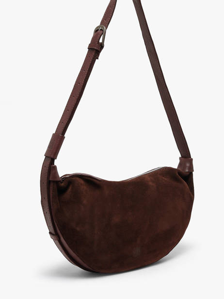 Sac Bandoulière Leather Cuir Biba Marron leather LAA1L vue secondaire 1