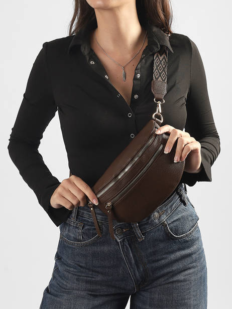 Sac Banane Gallantry Marron sangle 1 vue secondaire 1