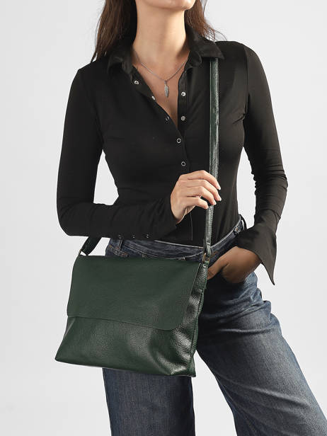 Sac Bandoulière Soft Mandoline Vert soft MD5231 vue secondaire 1