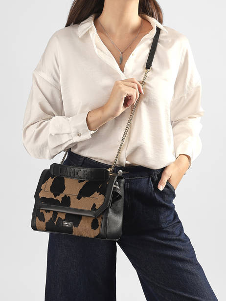 Sac Bandoulière Ninon Cuir Lancel Noir ninon A14250 vue secondaire 1