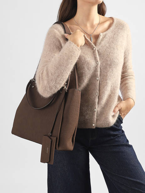Sac Porté épaule Lorella Guess Marron lorella CG230623 vue secondaire 1