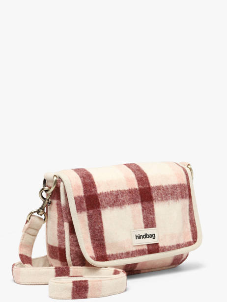 Sac Bandoulière Tartan Hindbag Rose tartan TA vue secondaire 2