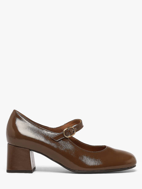 Escarpins à Talon En Cuir Gabor Marron women 3