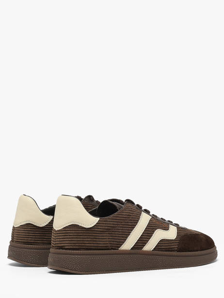 Sneakers En Cuir Gant Marron men 33638375 vue secondaire 2