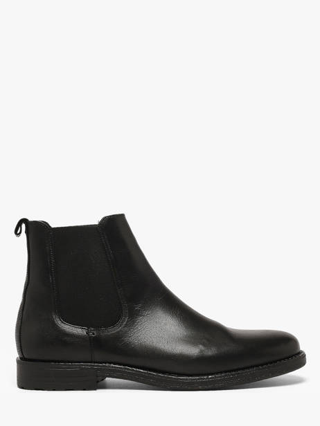Chelsea Boots En Cuir Kost Noir men B00030A