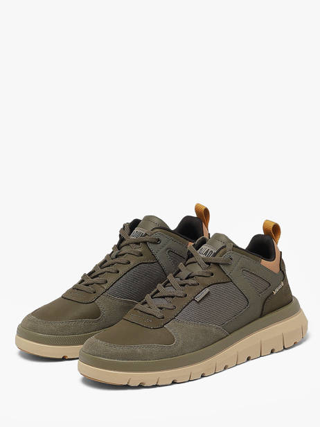 Sneakers En Cuir Palladium Vert men 4340325 vue secondaire 1