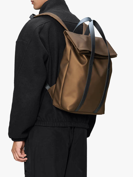 2 Way Tote Backpack - Sac à Dos Rains Marron city 12940 vue secondaire 1
