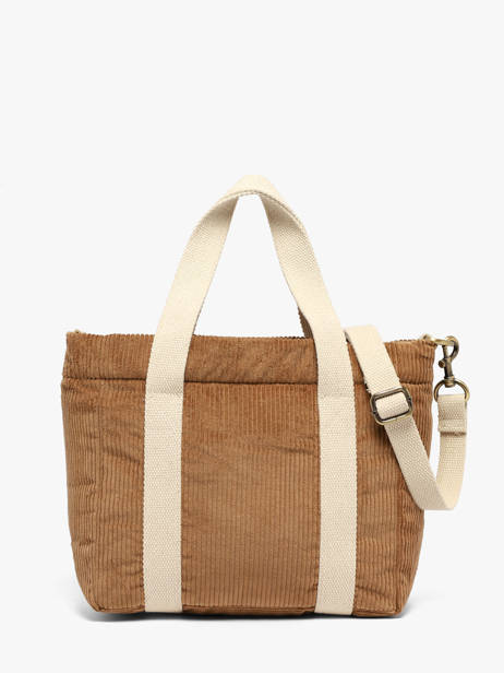 Sac Porté Main Velours Velours Côtelé Hindbag Marron velours V vue secondaire 4
