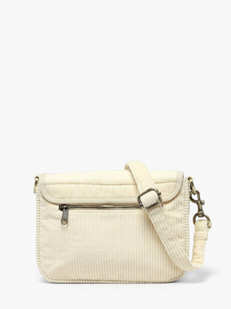 Sac Bandoulière Margault Velours Côtelé Hindbag Beige velours V vue secondaire 4