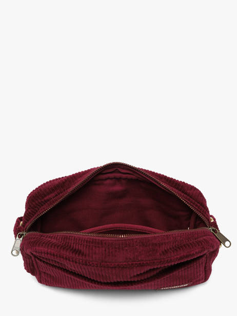 Sac Bandoulière Nino Velours Hindbag Rouge velours V vue secondaire 3