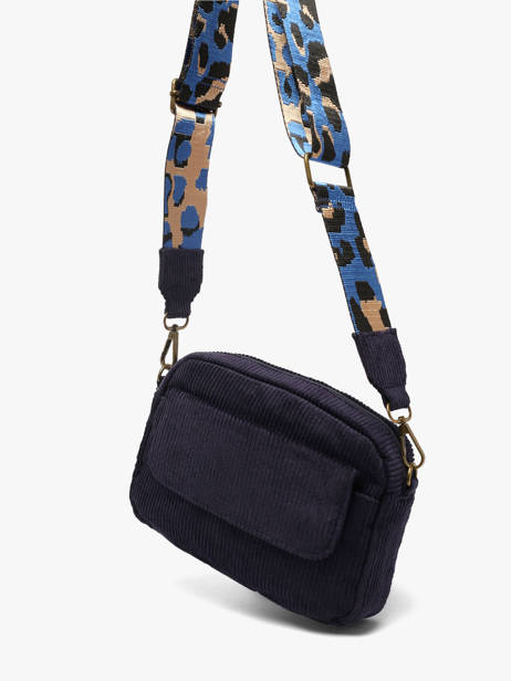 Sac Bandoulière Milla Coton Pieces Bleu milla 17159866 vue secondaire 2