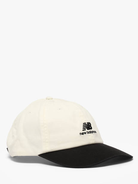 Casquette New balance Blanc caps unisex LAH53003 vue secondaire 1