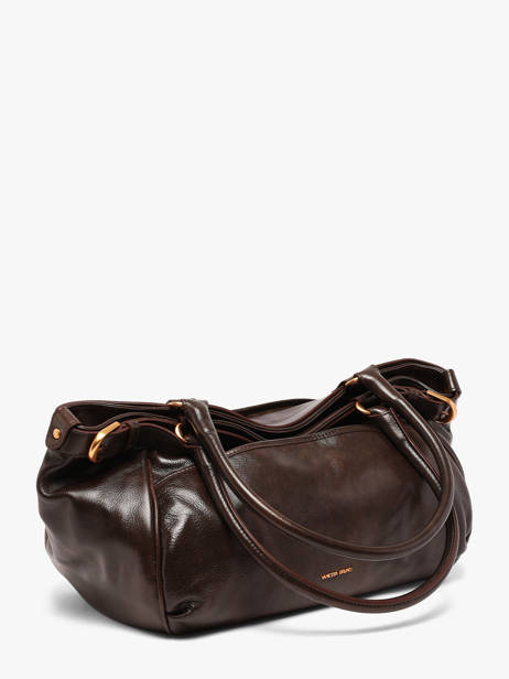 Sac Shopping Lune Cuir Vanessa bruno Marron lune 7V40921 vue secondaire 2