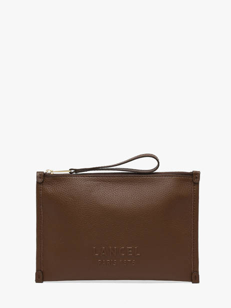 Pochette Zippée Jour Cuir Lancel Marron jour A13174