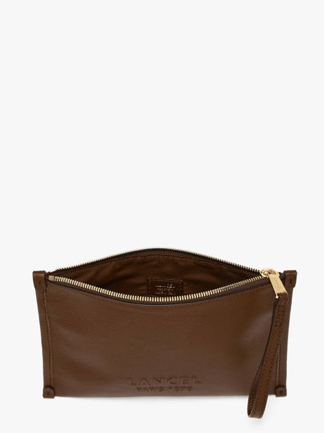 Pochette Zippée Jour Cuir Lancel Marron jour A13174 vue secondaire 4