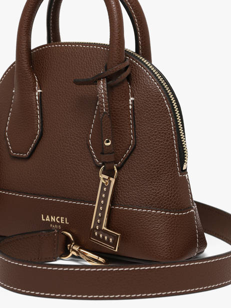Sac Bandoulière Belleville Cuir Lancel Marron belleville A13735 vue secondaire 3