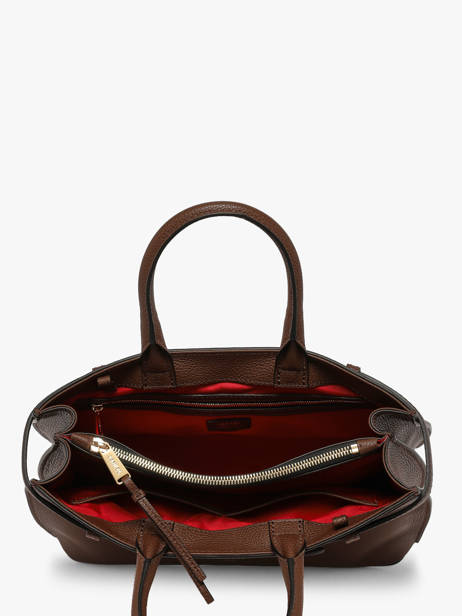 Sac Porté Main Faubourg Cuir Lancel Marron faubourg A13528 vue secondaire 4