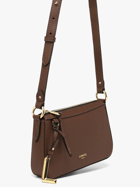 Sac Bandoulière Faubourg Cuir Lancel Marron faubourg A13524 vue secondaire 2