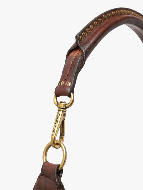 Besace Kura Cuir Campomaggi Marron kura 45720ND vue secondaire 3