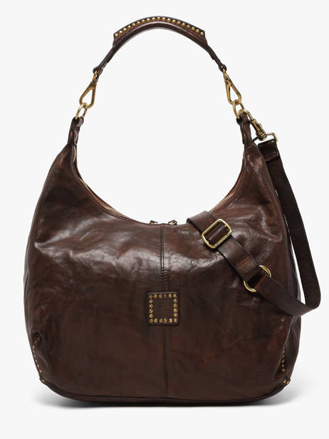 Besace Kura Cuir Campomaggi Marron kura 45720ND vue secondaire 5
