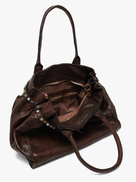 Sac à Main Poppi Cuir Campomaggi Marron poppi 41020ND vue secondaire 4