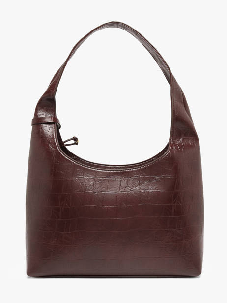 Sac Cabas Lauren Effet Croco Laurent david Rouge ld bags 52 vue secondaire 4