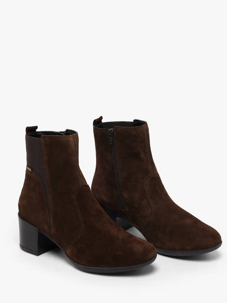 Bottines En Cuir Mephisto Marron women P5150089 vue secondaire 1