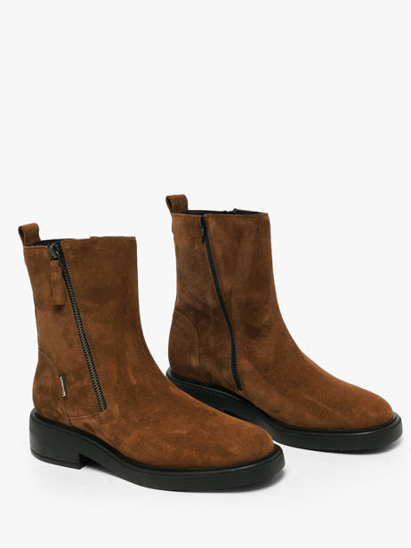 Boots En Cuir Mephisto Marron women P5150208 vue secondaire 1