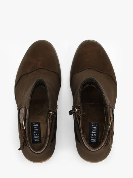 Bottines à Talon Mustang Marron women M0012002 vue secondaire 3