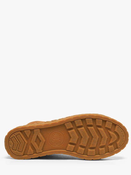 Sneakers Montante En Cuir Palladium Marron women 94951291 vue secondaire 4