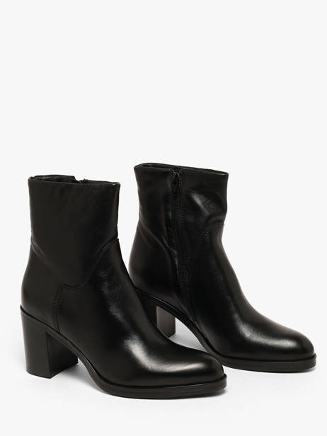 Bottines à Talon En Cuir Mjus Noir women N31204 vue secondaire 1
