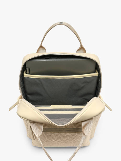 Sac à Dos Bergen Small Ibiza 1 Compartiment Kapten and son Beige ibiza IB vue secondaire 2