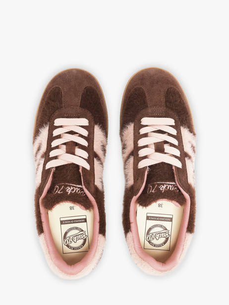 Sneakers En Cuir Back 70 Marron women 7 vue secondaire 3