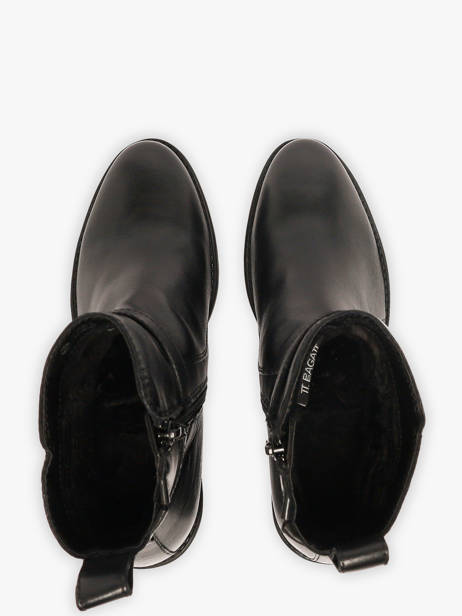 Bottines à Talon En Cuir Tt. bagatt Noir women 683F4000 vue secondaire 3