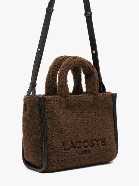 Sac Porté Main Heritage Lacoste Marron heritage NF5116HX vue secondaire 2
