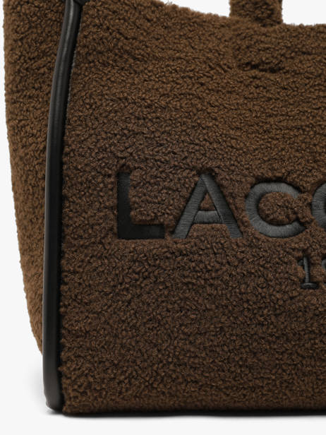 Sac Porté épaule Heritage Lacoste Marron heritage NF5117HX vue secondaire 3
