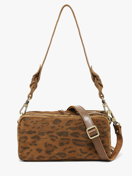 Sac Bandoulière Vintage Mila louise Marron vintage 3920PA1 vue secondaire 4