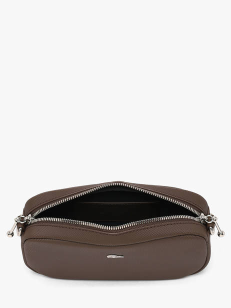 Sac Bandoulière Daily City Lacoste Marron daily city NF4755DZ vue secondaire 3