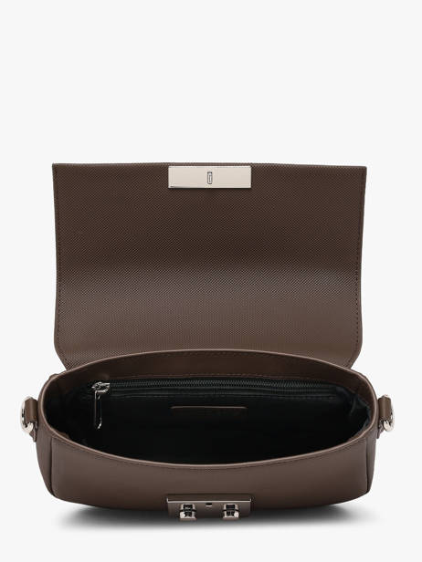 Sac Bandoulière Daily City Lacoste Marron daily city NF4757DZ vue secondaire 2