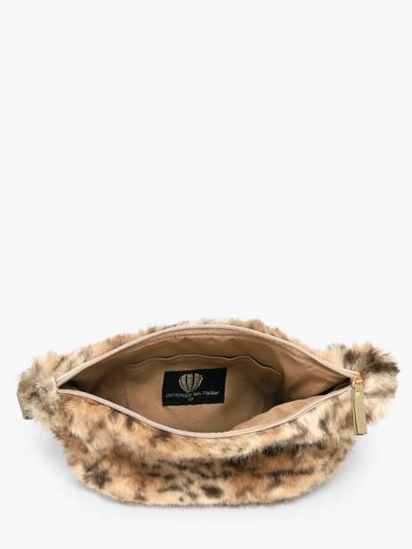 Sac Bandoulière Doudou Polyester Le voyage en panier Beige doudou AHP315 vue secondaire 3