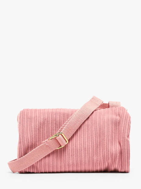 Sac Bandoulière Enfant Fleur Velours Côtelé Le voyage en panier Rose kids AHP350 vue secondaire 4
