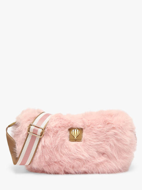 Sac Bandoulière Enfant Doudou Polyester Le voyage en panier Rose doudou AHP359