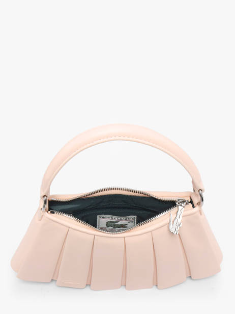 Sac Porté épaule Lenglen Cuir Lacoste Rose lenglen NU5011DP vue secondaire 3