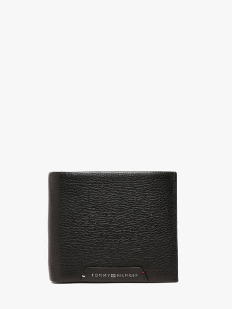 Portefeuille Corporate Cuir Tommy hilfiger Noir corporate AM14780