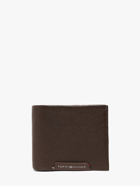 Portefeuille Corporate Cuir Tommy hilfiger Marron corporate AM14780