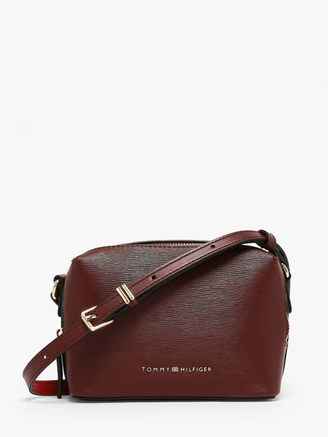 Sac Bandoulière Th Modern Polyurethane Tommy hilfiger Rouge th modern AW19036