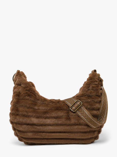 Sac Porté épaule Quadri Polyester Le voyage en panier Beige quadri AHP320 vue secondaire 4