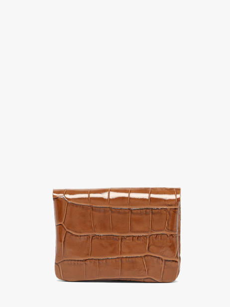 Porte-monnaie Cuir Milano Marron cocco balo CB23091 vue secondaire 2